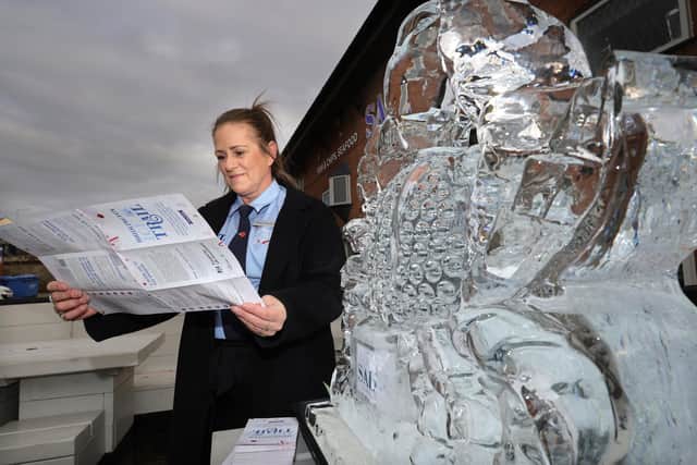 Bridlington’s popular ice trail pulled in visitors from across the UK.