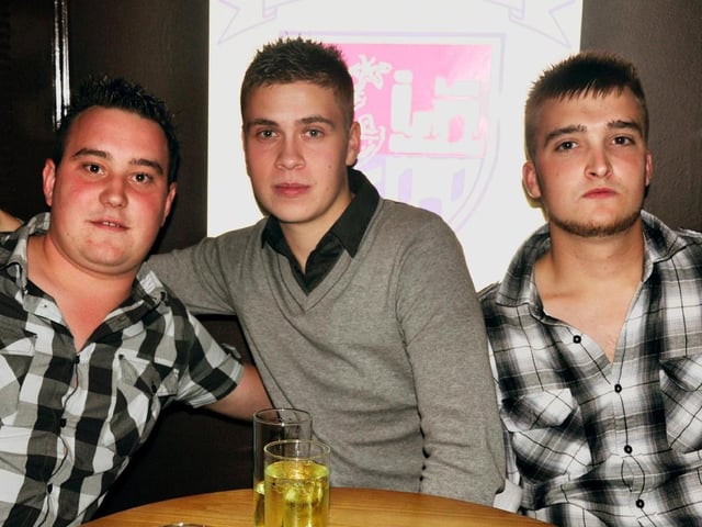 Lee, Dave and Dave in Kloisters.