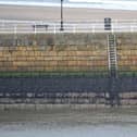Exiting ladder on Whitby East Pier.