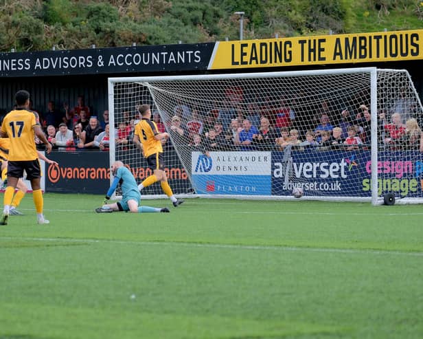 Boro in action at home earlier this season. Photo by Richard Ponter