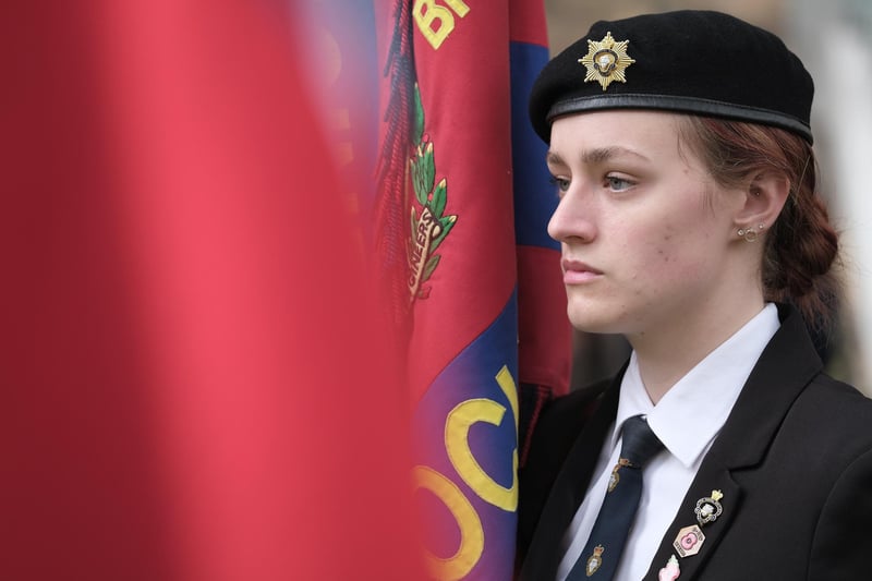 During the service.