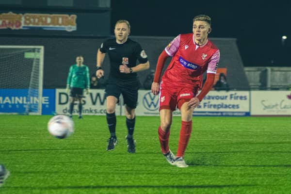 Boro striker Jake Charles