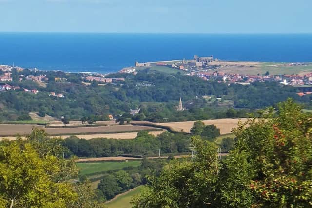 View towards Whitby from Blue Bank, Sleights.