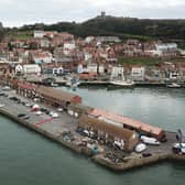 An aerial view of Scarborough’s West Pier, which is in line for an £11 million revamp. Photo: North Yorkshire Council.