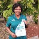 Lola Abiodun was named ‘Employee of the Month’ for August 2023 at Mallard Court Care Home, Bridlington.