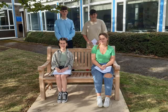 Top: Elliott Nixon and Alex Roper; bottom: Anya Swales and Regan Poole.