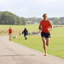 The early pacesetter at Saturday morning's Sewerby Parkrun. PHOTOS BY TCF PHOTOGRAPHT