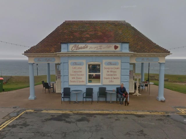 Clara's offers picturesque sea views and is located on the Esplanade Cresent . It was the reader's winner in Whitby., with a total of 18 votes.