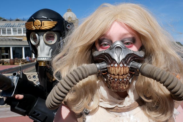 There were so many weird and wonderful costumes at the festival.