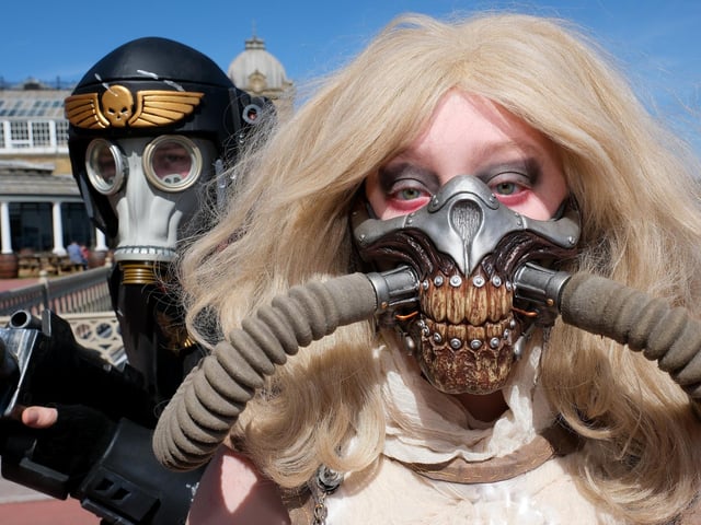 There were so many weird and wonderful costumes at the festival.