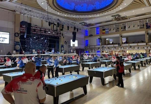 800 of Europe’s top blackball players will be at Bridlington Spa.