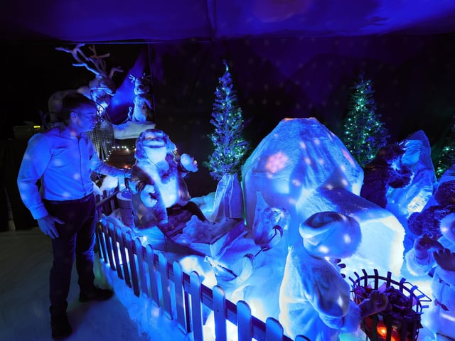 Inside Boyes Christmas Grotto