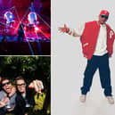 Clockwise from top left: Faithless, Will Smith and McFly are all on their way to Scarborough.