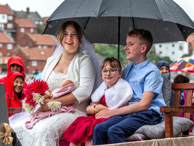 Fun in Monday's parade.
picture: Brian Murfield