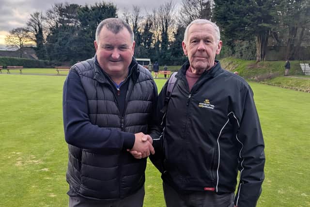 Whitby's Geoff Watson battled back to earn the Robin Hood’s Bay Over-60s crown green bowls merit win
