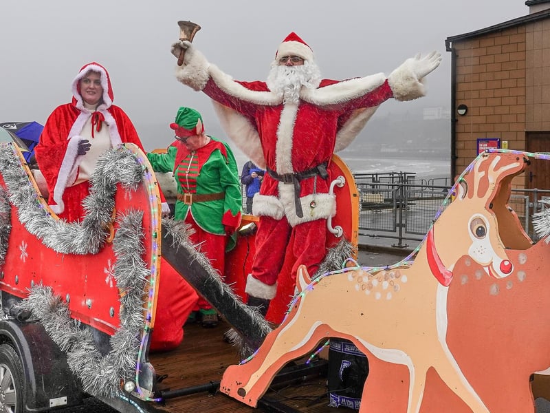 Santa arrived safely into Scarborough!