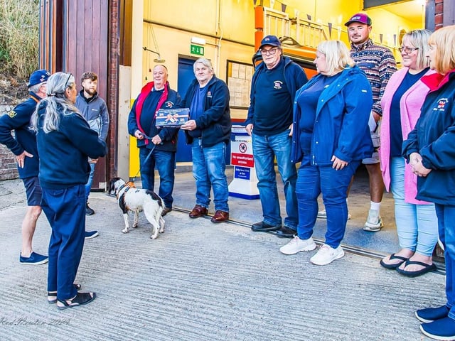 Flamborough crew give a warm welcome.