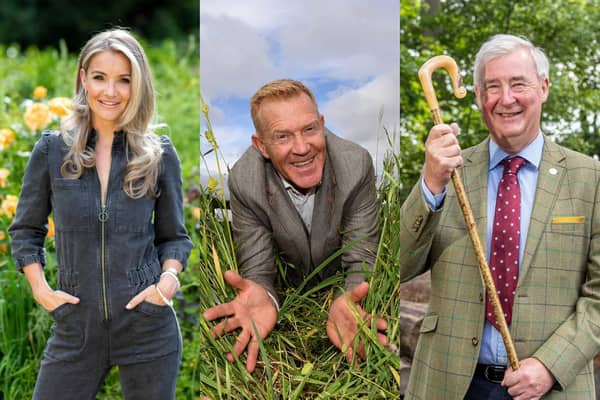 Helen Skelton, Adam Henson and Peter Wright will all appear at the 165th Great Yorkshire Show in Harrogate