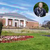 Pannett Art Gallery, home to Whitby Town Council and inset, Mayor Bob Dalrymple.