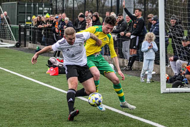 Billy Logan scored twice in the 5-2 win for Edgehill at East Riding Rangers.