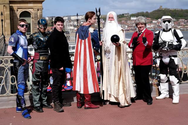 People enjoying their day at the Scarborough Sci Fi Festival. picture: Richard Ponter