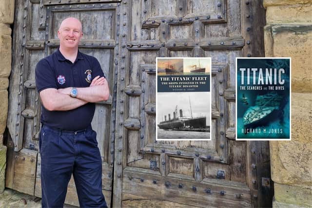 Author Richard M Jones has produced two books covering the Titanic.