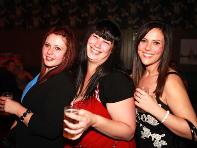 Michelle, Jayne and Kathleen in the Barbican.