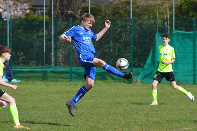 Heslerton Hedgehogs U15s in action during their win against Dringhouses. PHOTOS BY CHERIE ALLARDICE