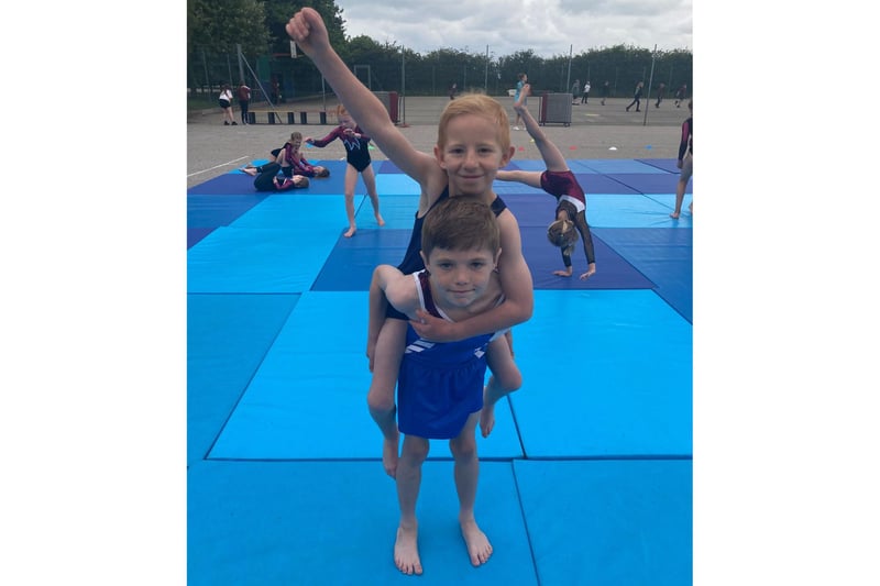 Martongate gymnastics squad have worked very hard all year with improving their skills, strength and flexibility, competing in competitions and performing a display to all the pupils, staff and parents.