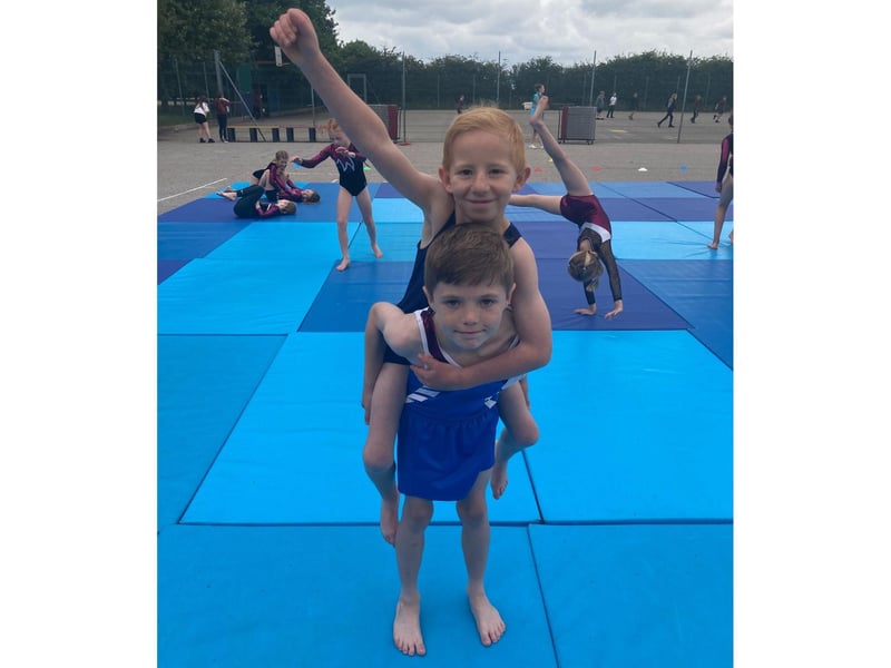 Martongate gymnastics squad have worked very hard all year with improving their skills, strength and flexibility, competing in competitions and performing a display to all the pupils, staff and parents.