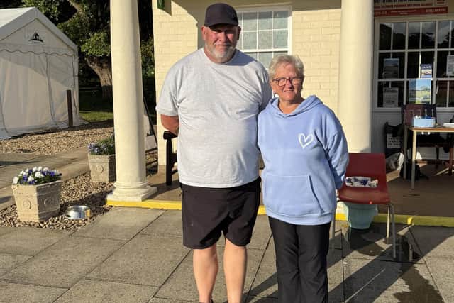 Kevin Gates and Pam Watson won the Brid Bay Mixed Doubles.