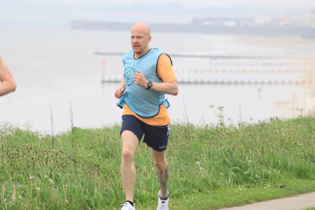 Road Runners' James Briggs was also a pacer for the Sewerby parkrun.