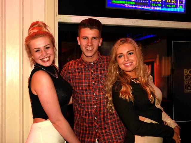 Ryan with Kianni and Callandra in Quids Inn.