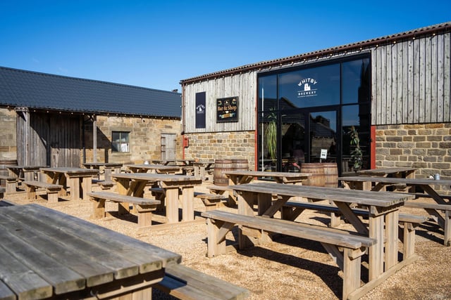Away from the hustle and bustle of the town, perched on the cliff edge and in the shadow of the abbey, the brewery now includes a small bar that serves up to five of its seven beers, together with a bottle shop. 
Drinkers can imbibe indoors, close to the liquor tank, mash tun and copper, or sit in the courtyard when the weather is not too inclement.
