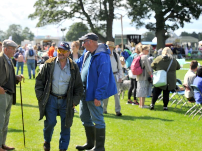 Thornton Le Dale Show 2019; Visitors at the 100th Thornton Le Dale show.