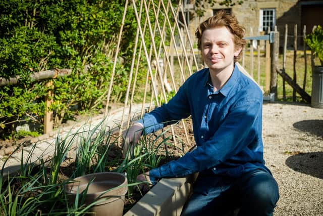 The Show Garden 'A Place To Be...' is the work of Whitby-based garden designer, Tom Clarke.
