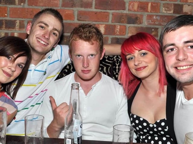 Who do you recognise on this night out in 2011?