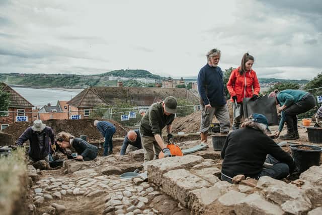 The Big Dig archaeological dig in Scarborough, part of the Big Ideas by the Sea festival. Photo by Matt Cooper Photography.