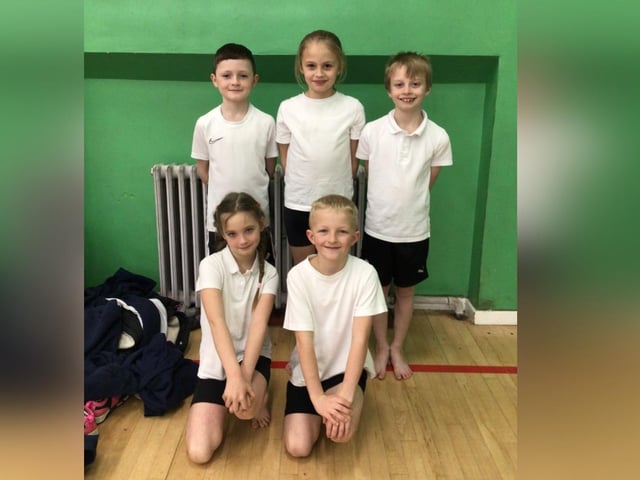 Airy Hill School years 3 and 4 gymnastics.