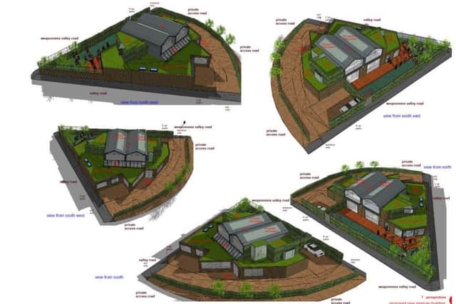 The plans shown from different angles