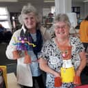 Showing off some potty designs following the recent craft session in Flamborough