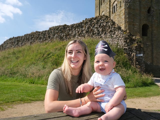 Smiling in the sunshine