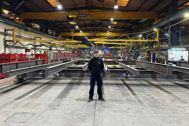 Sean Buckross, Scarborough works’ facilities manager, William Hare