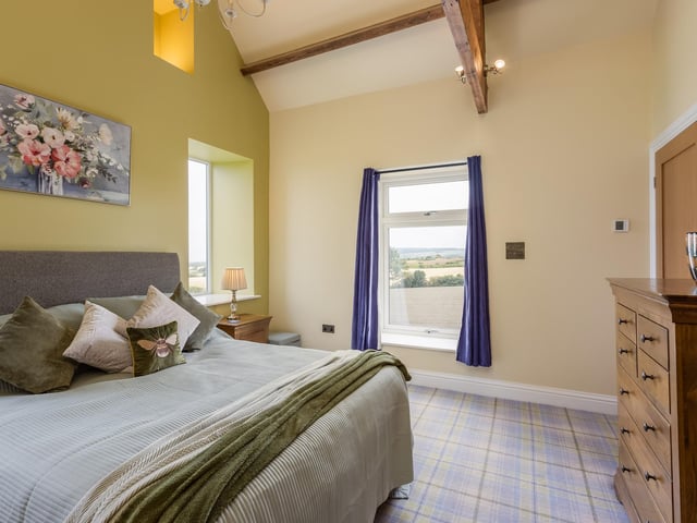 A dual aspect bedroom with a view!