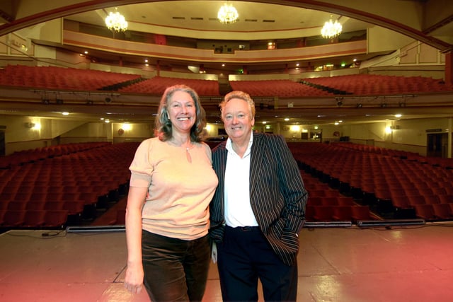 Brenda and Barrie Stead, owners of The Futurist theatre in 2008.