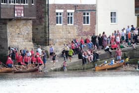 Rowers getting read for the next race.