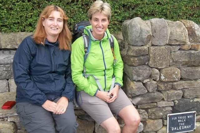 Jan Davies (right) praised the care Marie Curie provided to her sister Chris last year. Photo submitted