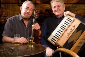 Leading Scottish folk musicians Aly Bain and Phil Cunningham head to the Stephen Joseph Theatre