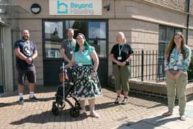 Beyond Housing's EDI champions (from left) Carly Macdonald, John Bateman, Daniel Dufton, Jody Smith, Zoe Kendell and Laura Young.