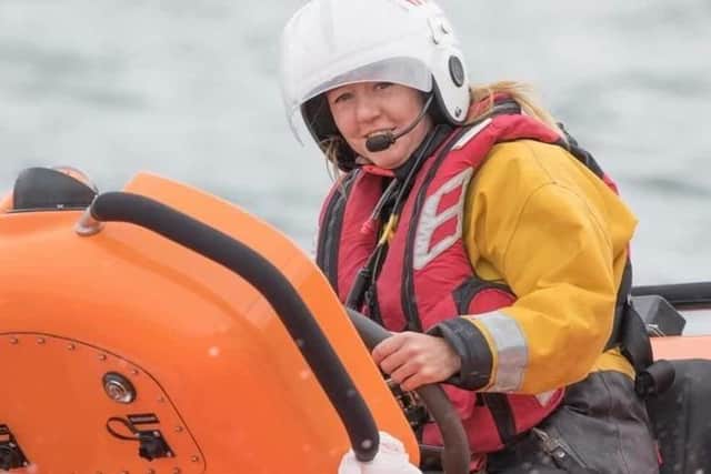 Andria Donnison has given an insight into her motivation and experience as crew member. Photo: RNLI/Rod Newton
